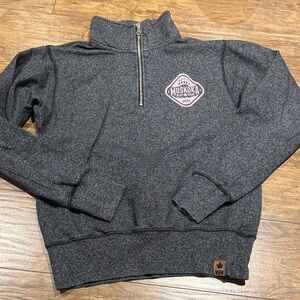 Women's Gray Quarter-Zip Muskoka Besr Wear Sweatshirt